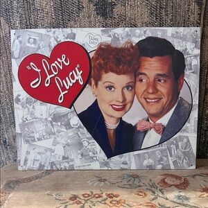I Love Lucy Heart-Shaped Wall Art